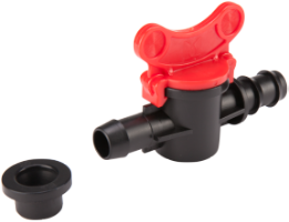 Barb Offtake Valve With Rubber Ring / D[mm]: 16