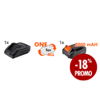 Акумулатор ONE EvoTools® 2Ah+Зарядно PROMO 1+1