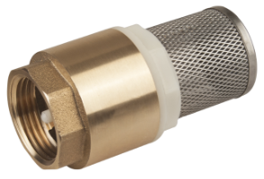 Bottom valve with stainless steel filter