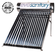 Pressurized Solar Panel System with Heat Pipes