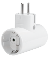 Double Schuko Socket Adaptor