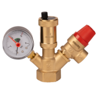 Система за Безопасност на Отопление, Клапан, Въздухоотводител, Манометър EvoSanitary®