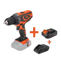 Комплект акумулаторна бормашина и винтоверт с 2 батерии и зарядно MAX 20V ONE EvoTools®