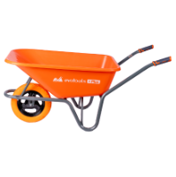 Тачка Пластмасово Корито Тип P с Полиуретаново Колело и Метална Джанта EvoTools +Plus® / T: 90