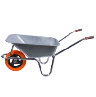 Поцинкована Количка с PU Колело и Метален Обръч Тип P EvoTools +Plus® / T: 85