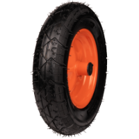 Колело за Тачка P Пневматично с Метална Джанта и Шипове 8056