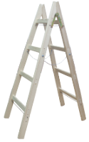 Wood Ladder / N[trepte]: 3; H[cm]: 83; Ht[cm]: 100