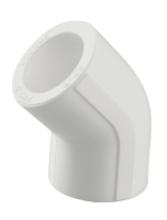 Коляно PP-R № 2 В-В 45° EvoSanitary®