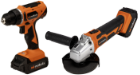 Бормашина-Винтоверт и Ъглошлайф с 2 Акумулатора и Зарядно MAX 20V POWER EvoTools®