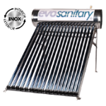 Pressurized Solar Panel System with Heat Pipes