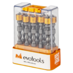 Double ended bits set with aluminium alloy magnetic cap