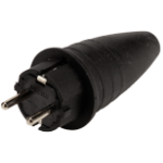 Rubber Schuko Plug 16A