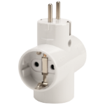 Triple Schuko Socket Adaptor