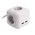 Multifunctional Schuko Socket and USB Cube