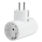 Double Schuko Socket Adaptor