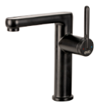 Смесител за Умивалник с Дигитален Дисплей, Черен