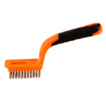 Четка Телена от Неръждаема Стомана, Пластмасова Дръжка, 2 Цвята, Mini