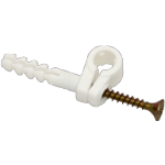 Пластмасова Скоба за Кабел с Винт