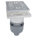 Air Trap with Bottom Drain Pipe